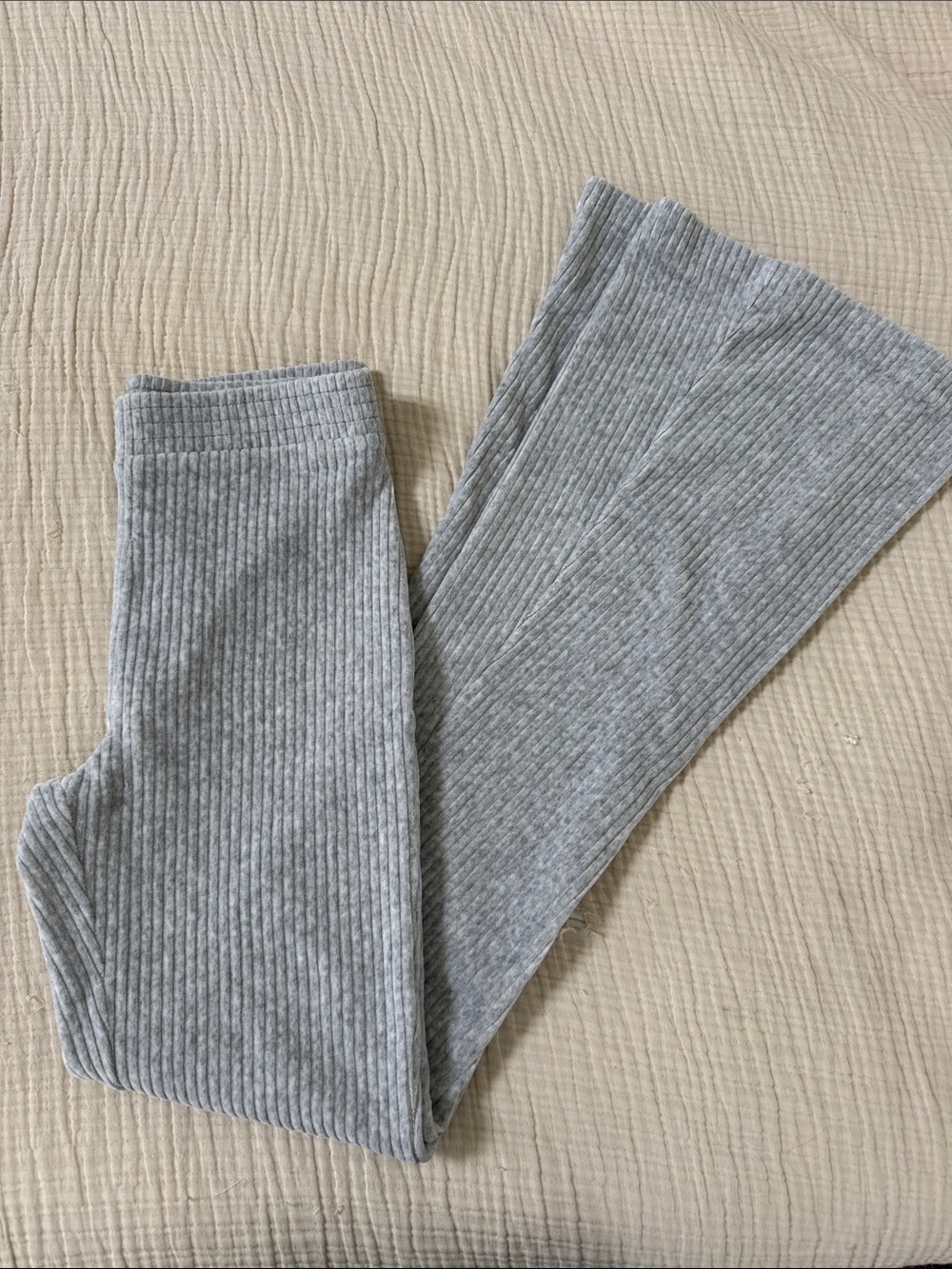 Aerie Women’s Ribbed Flare Bottoms Sweatpants